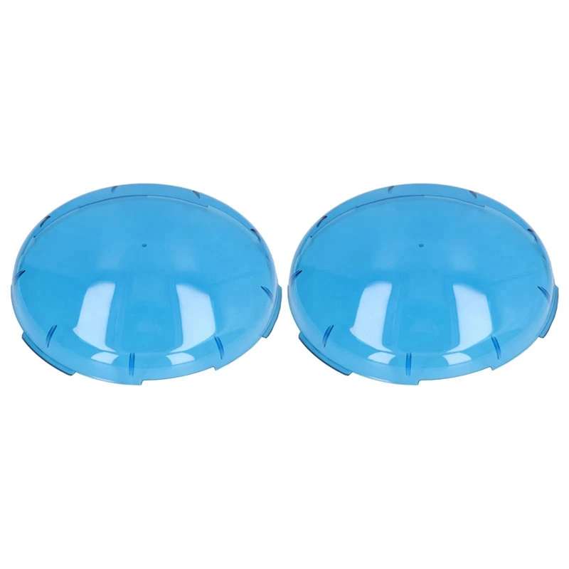 2Pcs 19Cm Pool Lamp Lens Cover Swimming Pond Light Transparent Lid For Pentair Amerlite Easy Install (Blue)