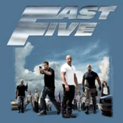 Licensed Fast Five T-Shirt, Size XXXL, (Fast & the Furious) New Out of Print