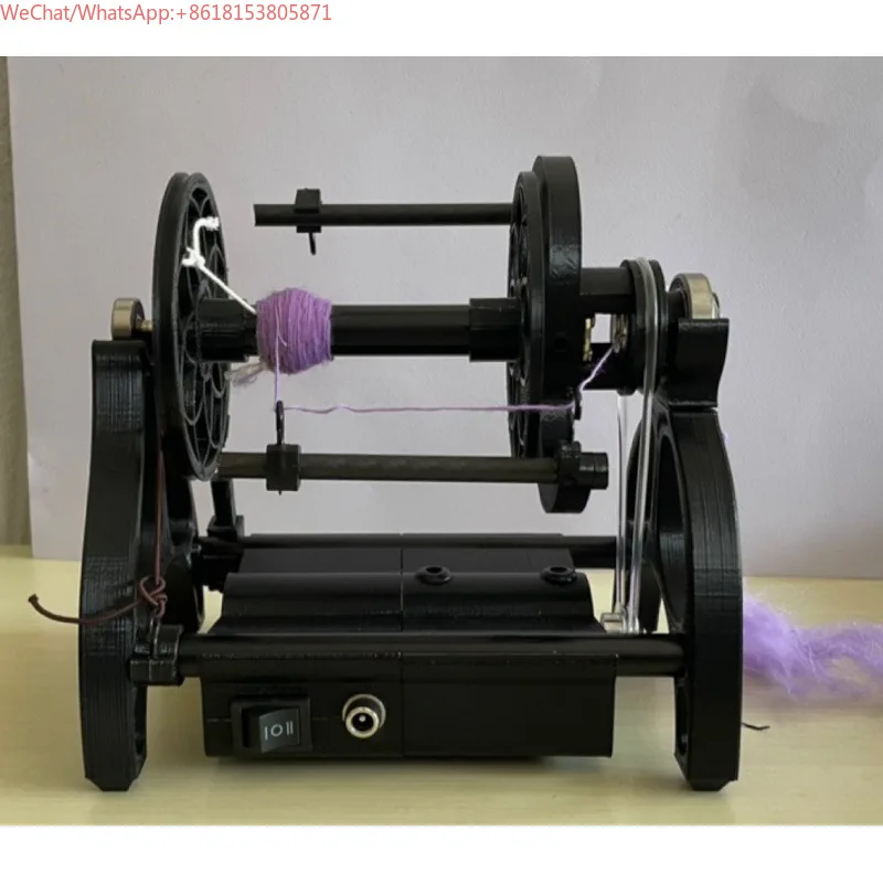 

Electric spinning wheel dog hair wool spinning thread