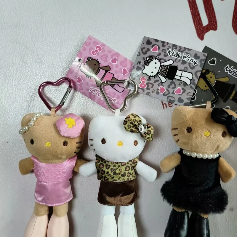 

Kawaii Hello Kitty Sanrio Cute Bag Hanging Hello Kitty Toys Key Chain Gift Charm Lovely Doll Birthday Present for Girls