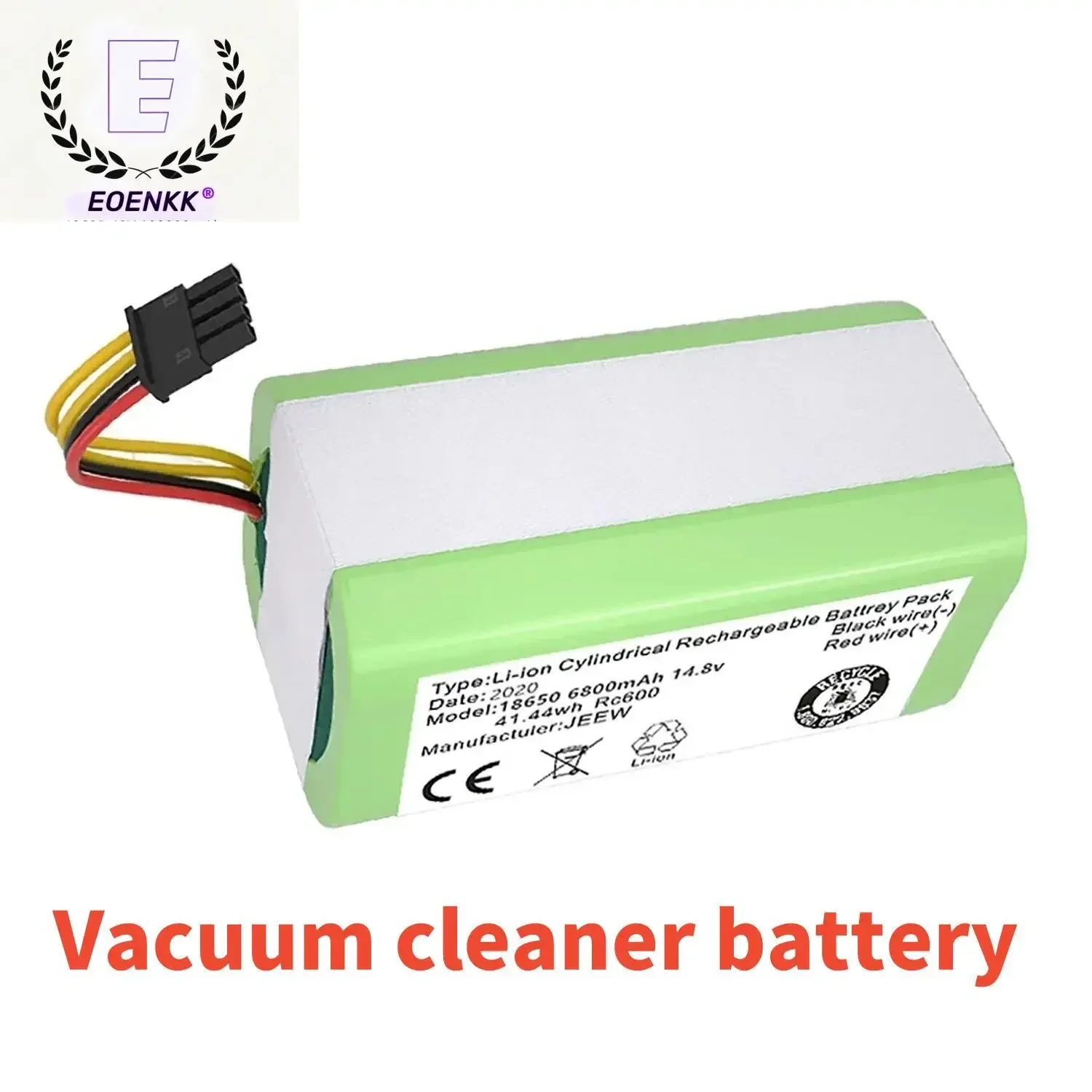 14.4V 6800mAh 18650 batteria Li-lon per Cecotec Conga 1290 1390 1490 1590 aspirapolvere Genio Deluxe 370 Gutrend Echo 520