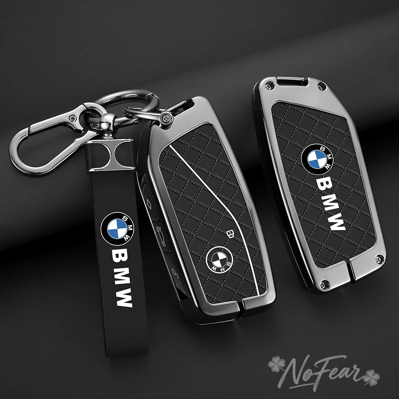 

Zinc alloy Car Remote Key Case Cover Shell Fob Keychain For BMW F20 G20 G30 X1 X3 X4 X5 G05 X6 X7 G11 F15 F16 G01 Car stickers