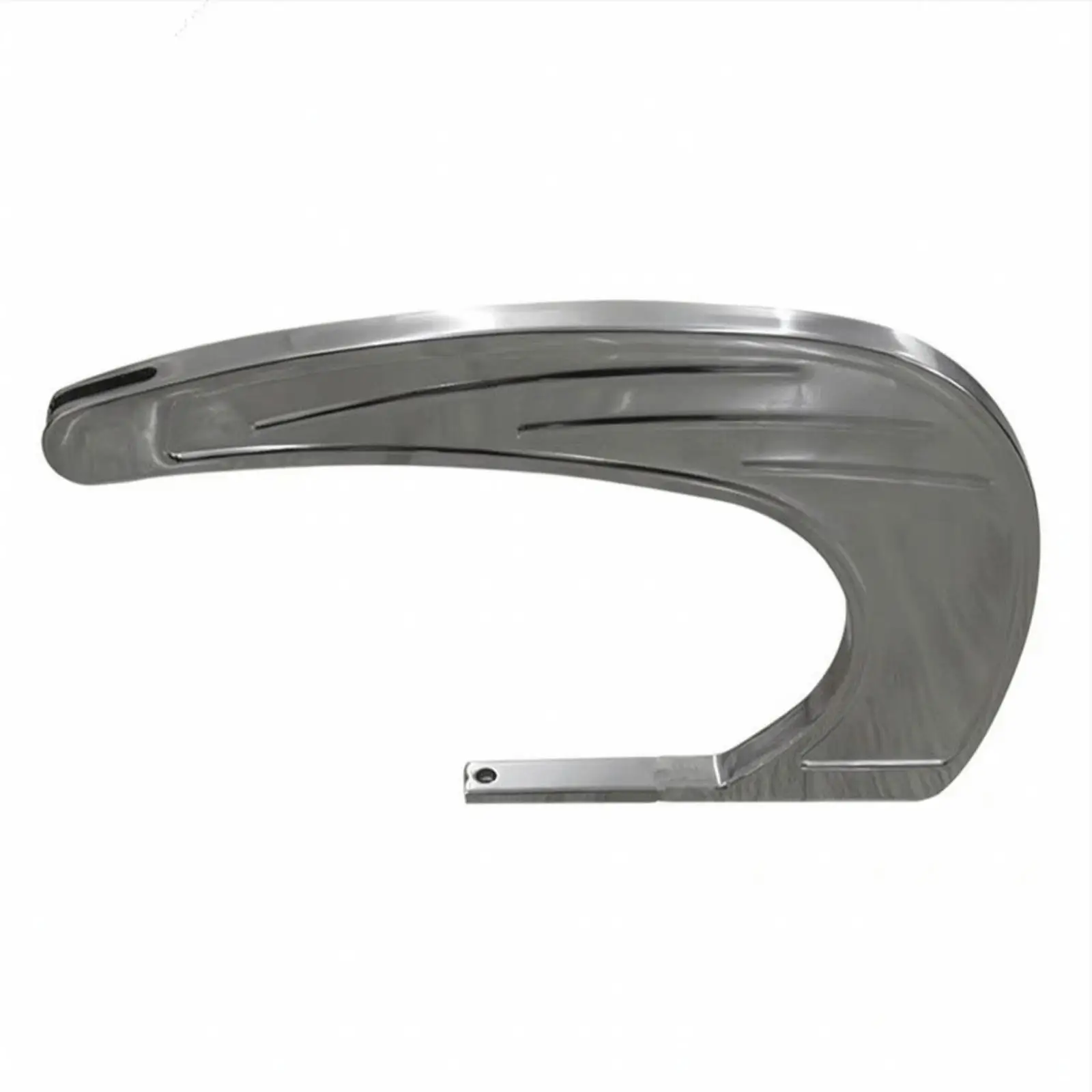Professional Barber Chair Armrest Replacement Part Iron Polished Silver for Salon Seating Furniture Upgrade