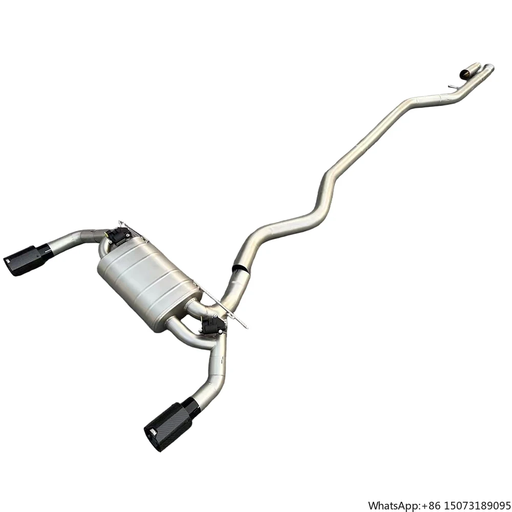 Valved Exhaust Pipes for 428i 435i 440i F32 F33 F36 2.0T Silenced Exhaust with Valve Remote Control