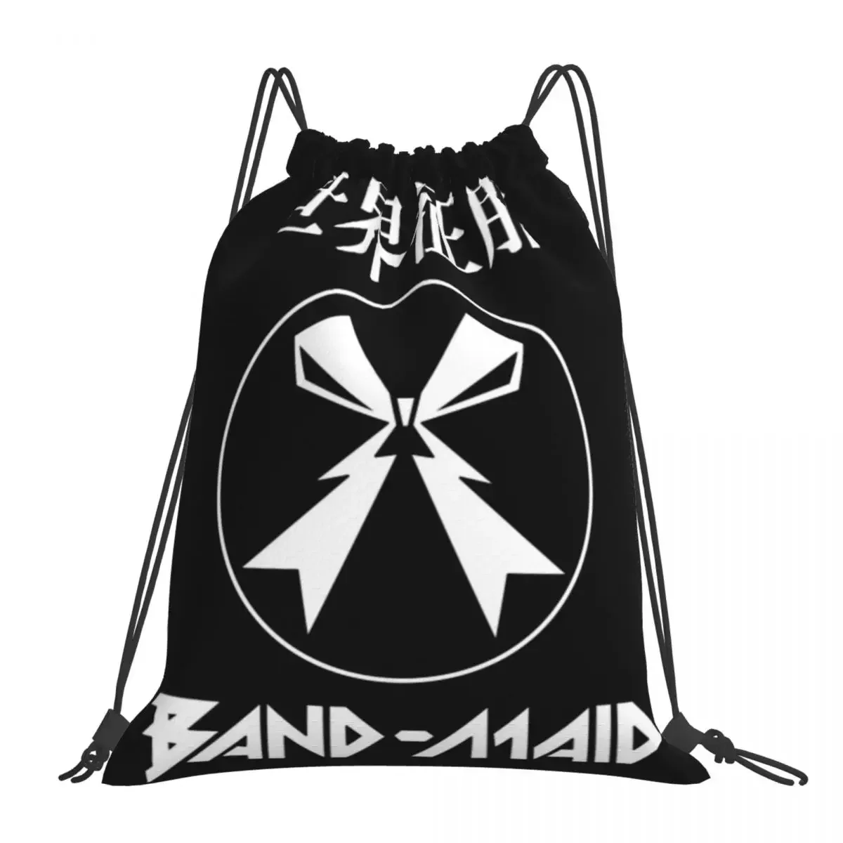 

Band Maid T-Shirtband Maid Backpacks Multi-function Portable Drawstring Bags Drawstring Bundle Pocket Shoes Bag BookBag