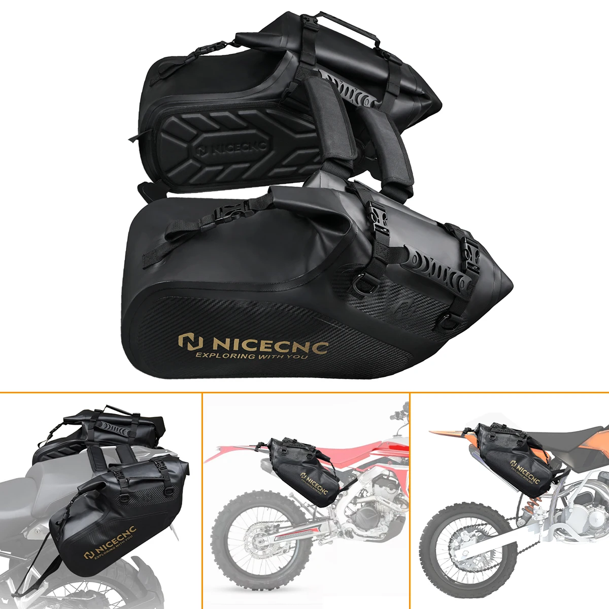 

Универсальные водонепроницаемые мотоциклетные сумки-кофры 28 л для BMW R1200GS R1250GS Adventure, мотосумки для KTM, Husqvarna, Honda