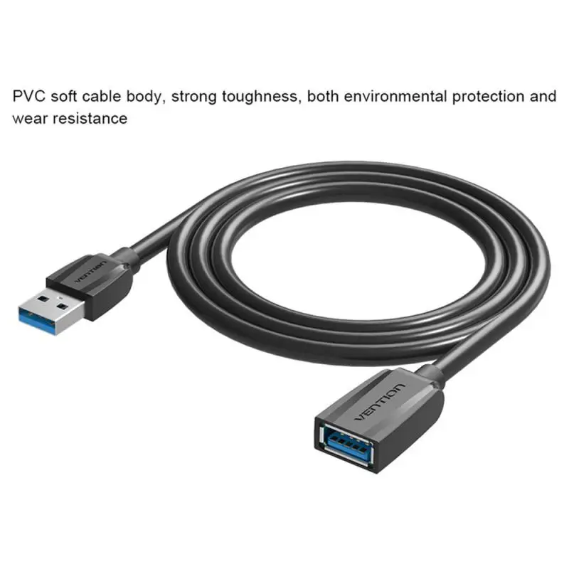 2m Data Cable Fast Charging Flexible High Speed Data Transmission Convenient Universal Compatibility Long Usb3.0 Extension Cable