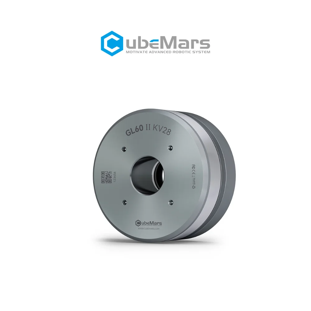 CubeMars GL60 II محرك Gimbal خفيف الوزن وعزم دوران عالي قابل للتخصيص بدون فرش بدون طيار هيكل مغناطيسي دائم
