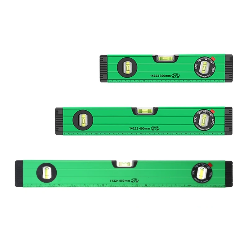 300mm/400mm/500mm Horizontal Spirits Level Bubble Level Level Ruler Shockproof Drop Shipping