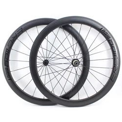Carbon Fibre Bicycle Wheelset Tubular Clincher Tubeless Rims Matt UD Road Bike 700C 38mm 50mm 60mm 88mm Wheels New