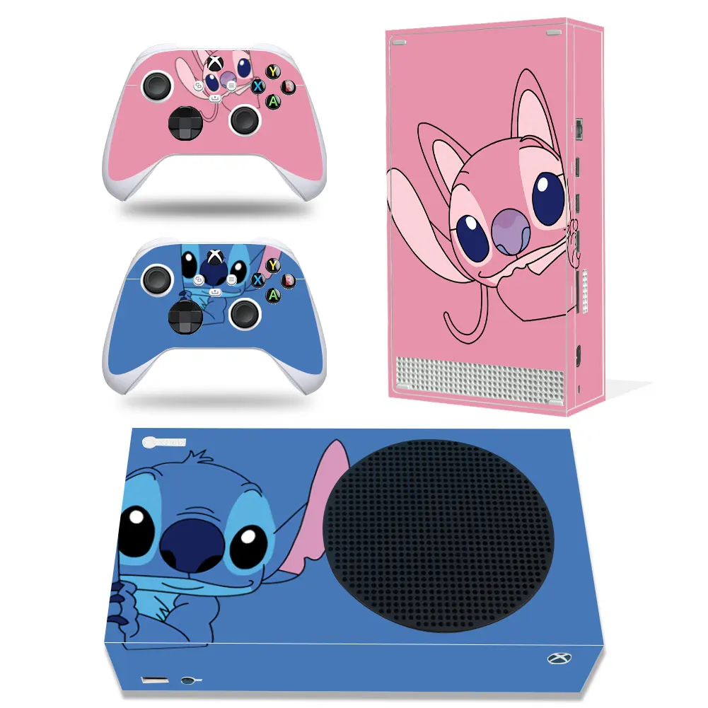 Disney Stitch Mickey decalcomania copertura per Xbox serie X Console e 2 controller Xbox serie X pelle adesivo vinile