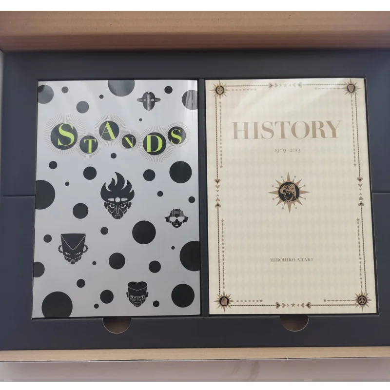 

In Stock JOJOVELLER Bizarre Adventure Stand Book History Book Hirohiko Araki Setting Art Manga Collection For Adult Anime Fans