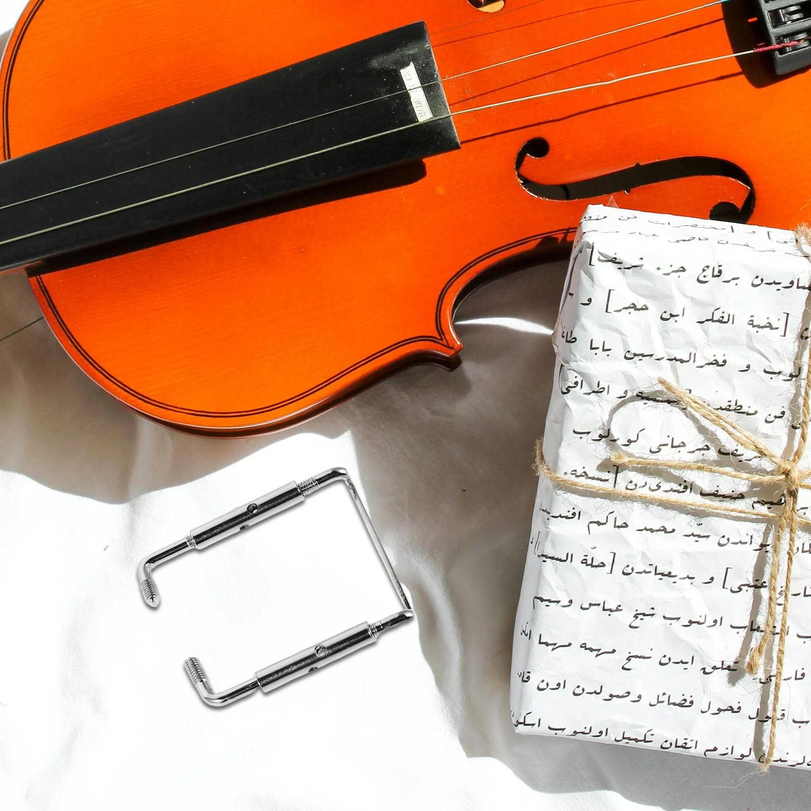 8 قطعة مسامير مسند الذقن الكمان الفضية استبدال الأجهزة آمنة إصلاح الكمان إصلاح أجزاء الذقن بقية تعديل الصيانة