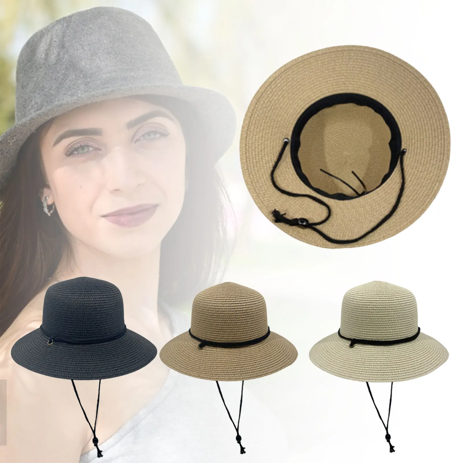 Women's Bucket Hat Versatile Sun Protection Hat For Camping Hiking