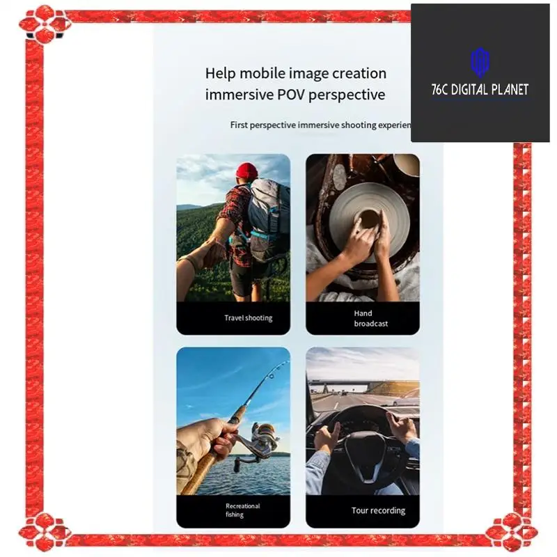 TELESIN Supporto magnetico per collo in silicone a sgancio rapido per accessori per parti di ricambio per smartphone