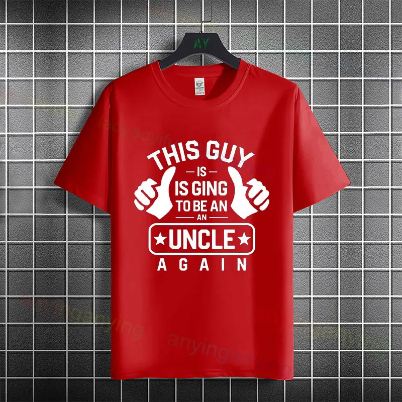 Modisches, lässiges Herren-T-Shirt mit „Someone's Cool-Ass Uncle“-Aufdruck, 100 % Baumwolle, kurzärmelig, Rundhals-T-Shirt, Herrenbekleidung