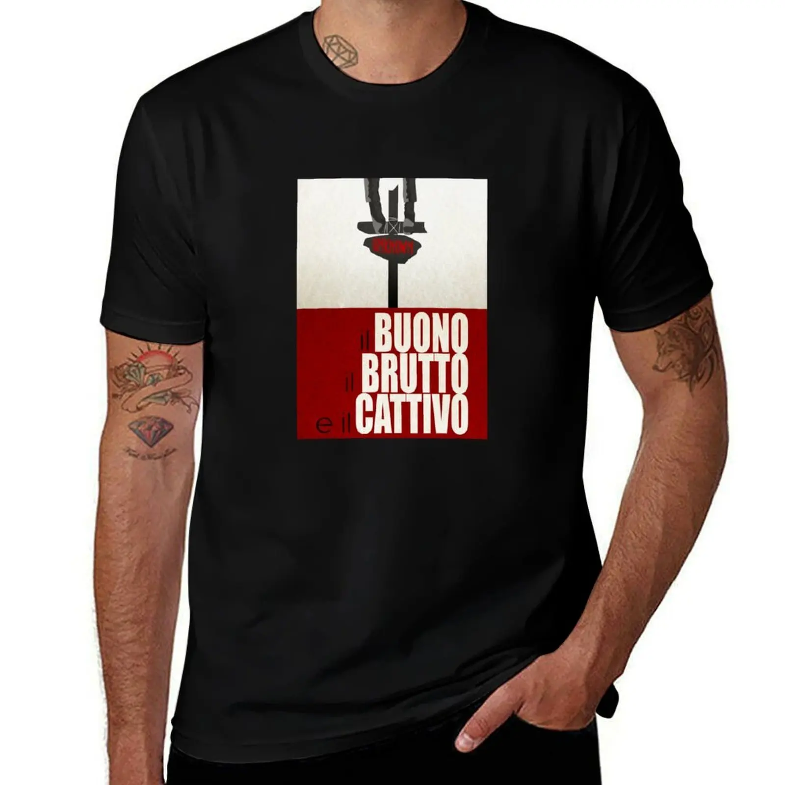 Il buono, il brutto e il cattivo T-Shirt Daily Casual Short Sleeve Tee Shirt T-Shirt