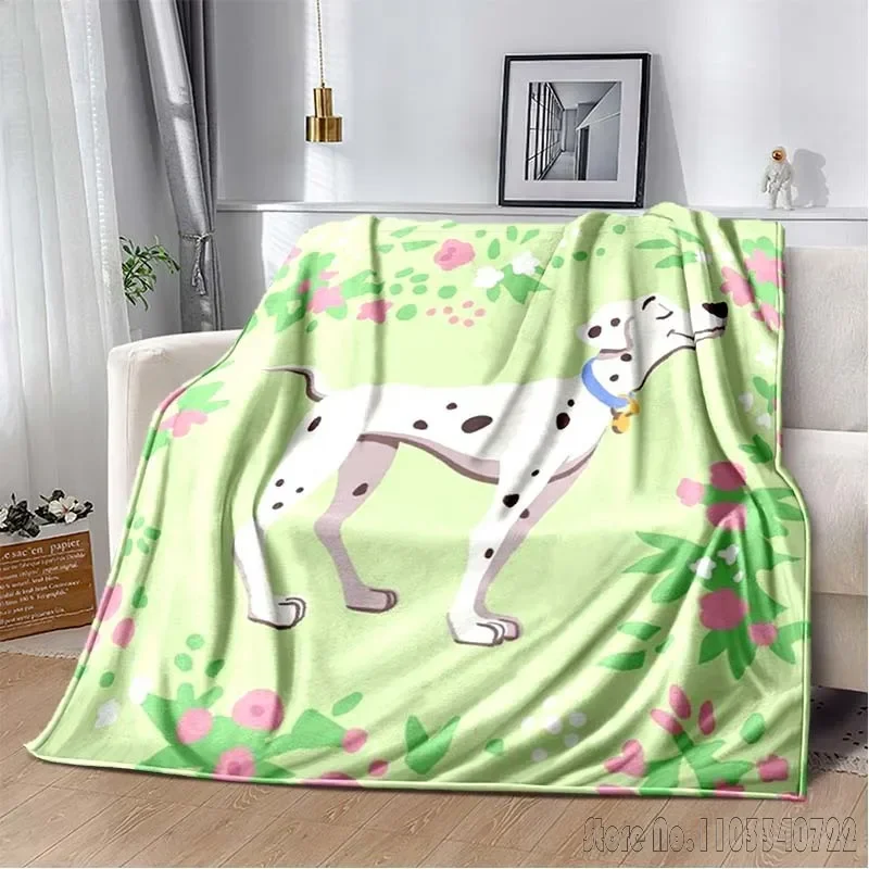 Disney 101 Dalmatiërs decoratieve deken comfortabel zacht draagbaar reispicknickdeken cadeau voor familie of vrienden