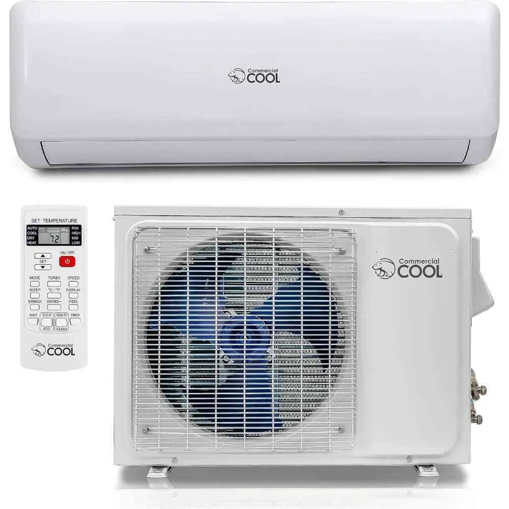 Ductless Mini Split Air Conditioner with Heat, No HVAC Installer Required, 220V, CSAH2420AC