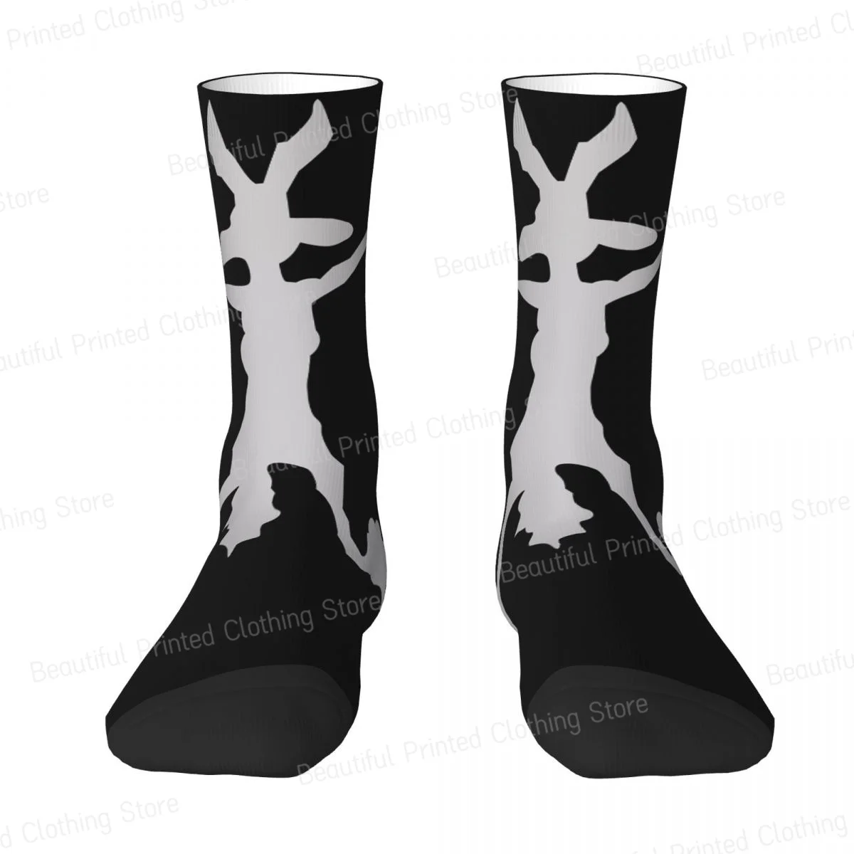 Coyote Hole Classic Wile E Coyote Cartoon Unisex Four Seasons Socks Outdoor Happy Crew Socks Street Style Crazy Sock