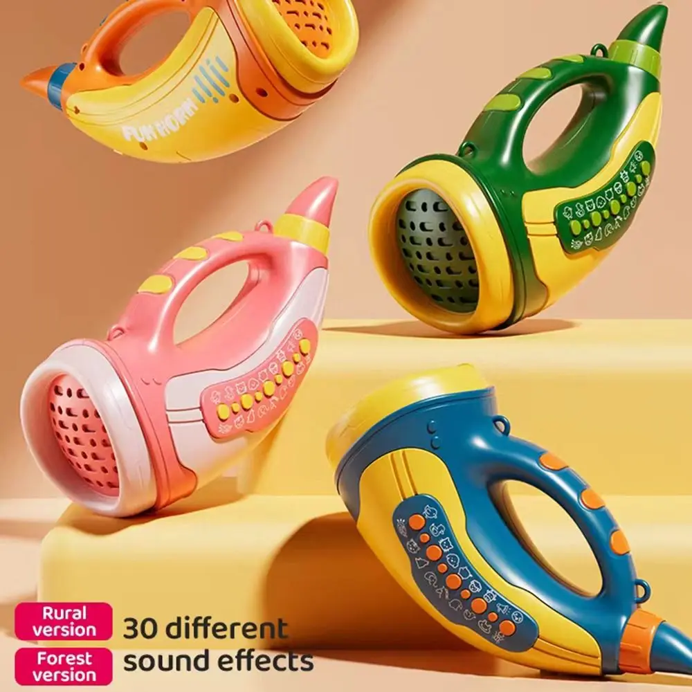 30-Sound Animal Party Whistle Simulation Interactive Animals Rally Horn Toys with Straps Creativity Kids Instrument Musical Toy