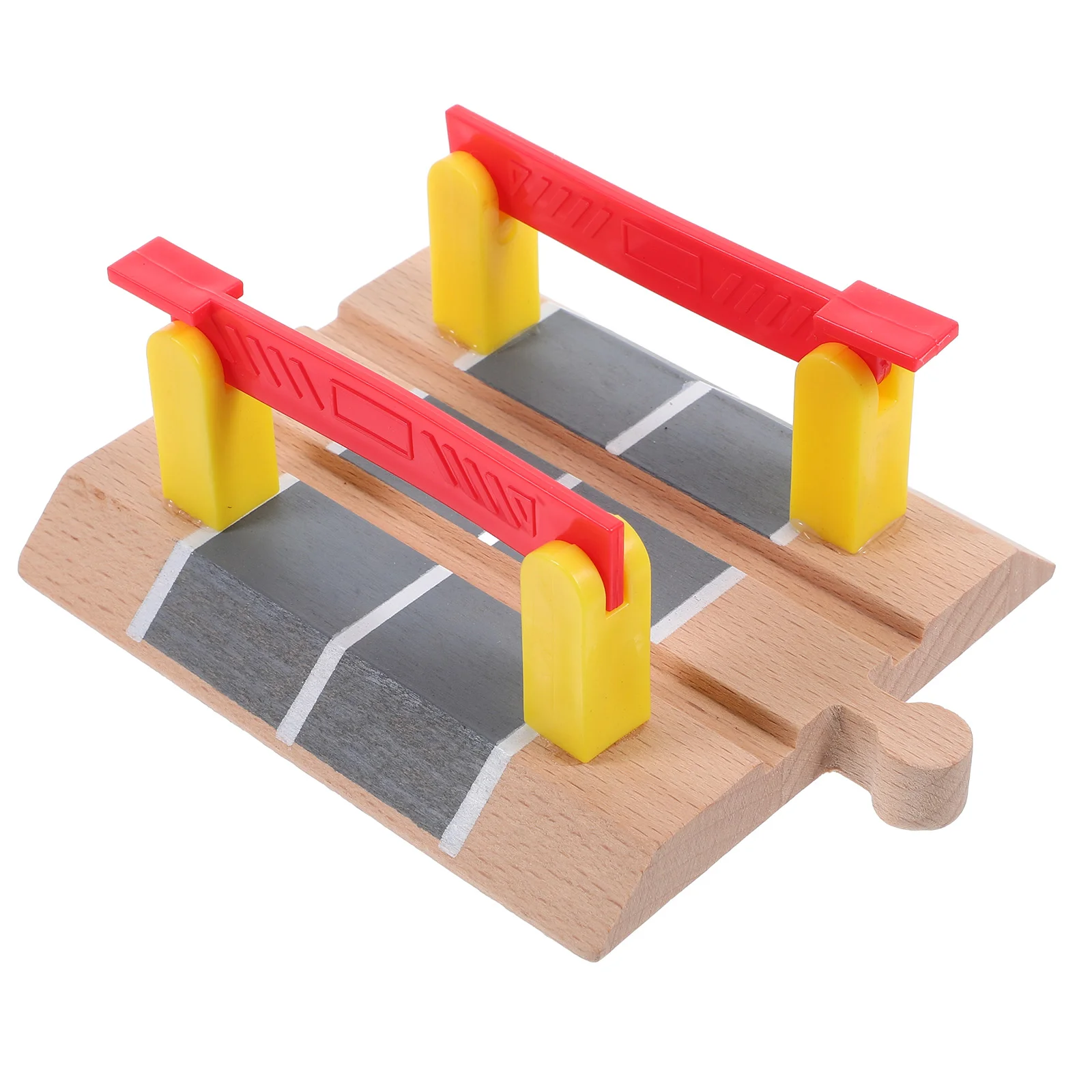 Train Track Accessories Funny Road Block DIY Railing Barrier Model Railway Barricade Car Transport Plaything Decorative Tracks