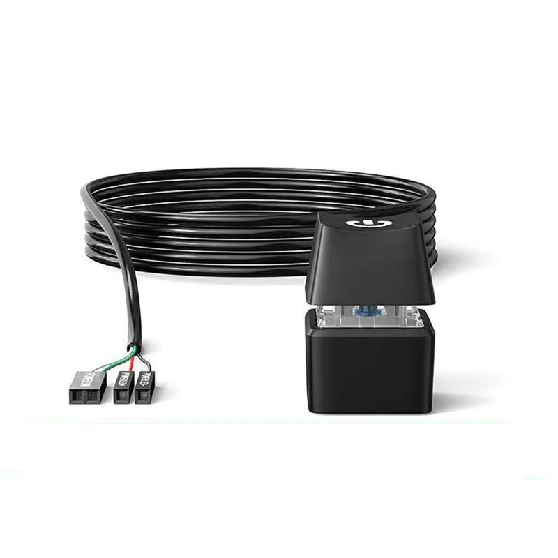 LED Licht Computer Desktop Schalter PC Motherboard Externe Start Power-Taste Verlängerung Kabel Für Home Office