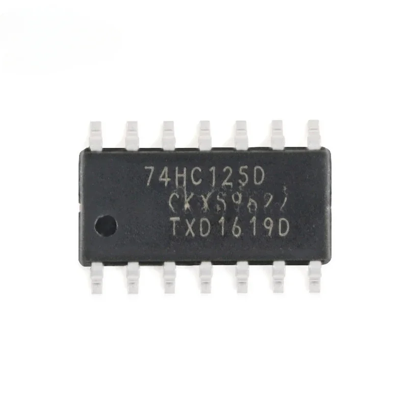 30PCS Original 74HC125D, 653 SOIC-14 Three-state Output Quad Buffer/line Driver Chips