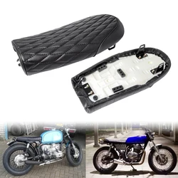 Universal Motorcycle Cafe Racer Seat Vintage Saddle Flat Pan Retro Seat Retro Cafe Racer For Honda CB CL CB500 CB550 CB750