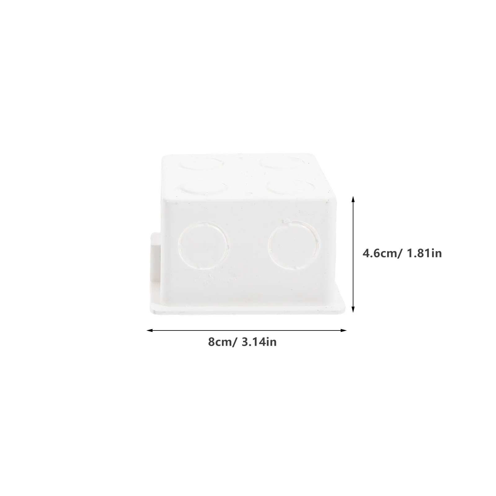 10 قطعة تقاطع 86 نوع جدار جبل المقبس صندوق راحة صندوق التثبيت الكهربائي البلاستيك أخفى منفذ الضميمة ل #2