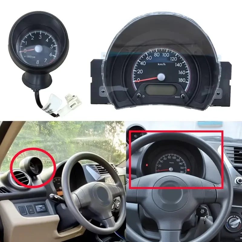 For Suzuki Alto Tachometer Speedometer Instrument Cluster Dashboard Upgrade Low Trim Vehicle Speed Display Gauge Replacement