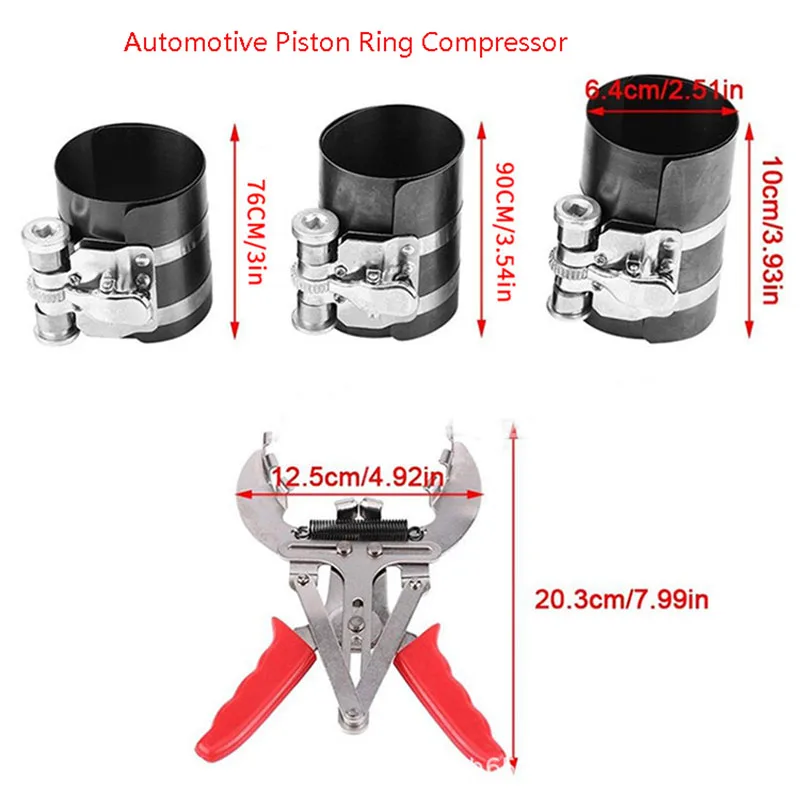 Strumento di installazione dell\'anello del pistone del compressore dell\'anello del pistone automobilistico pinza multifunzionale dell\'anello del