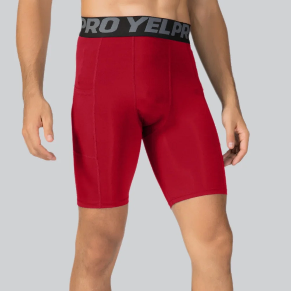 Summer Men's Gym Shorts Sportswear Men Quick Dry Running Sport Shorts With Pockets Fitness Training Jogging Legging Short Pants