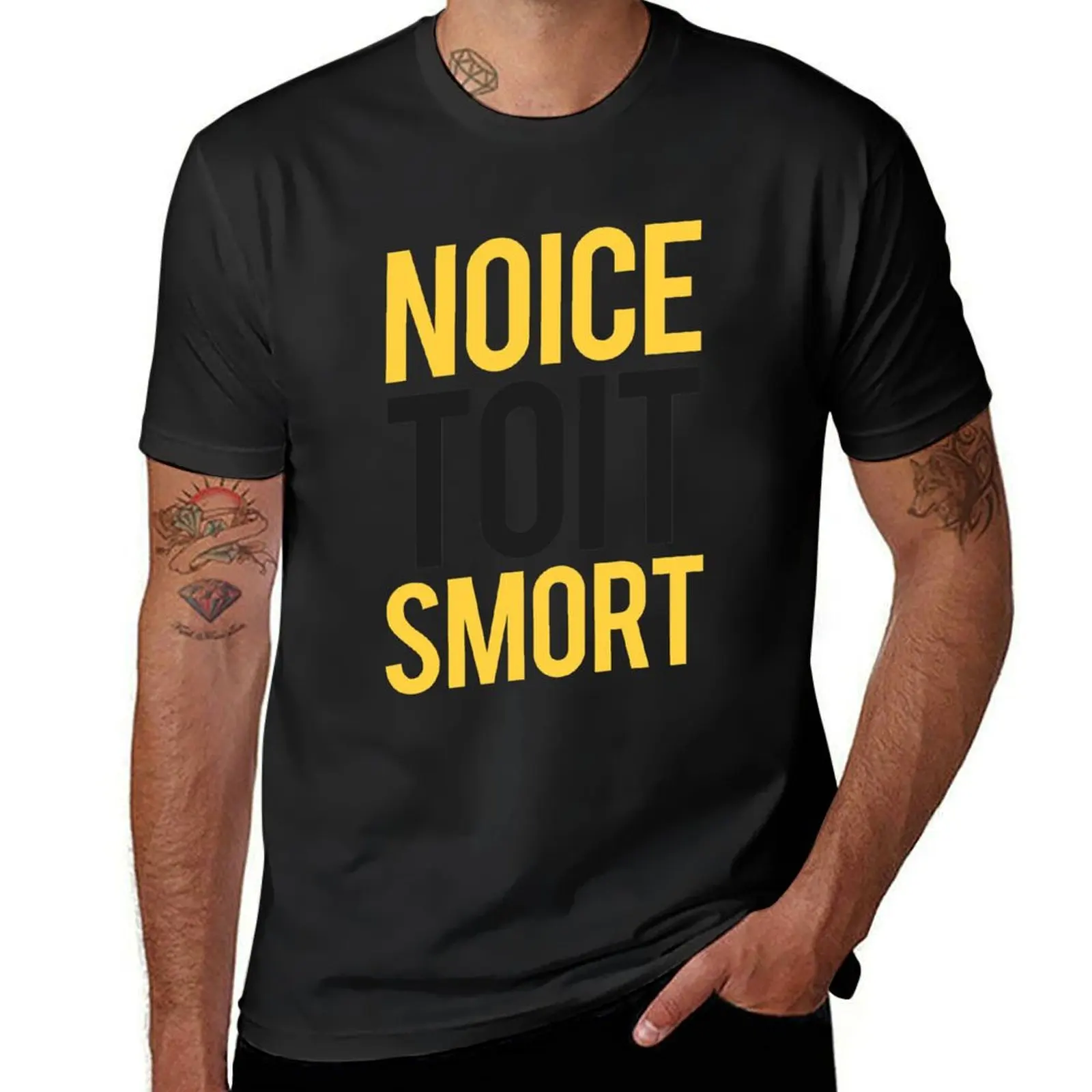 Noice / Toit / Smort - Stacked T-Shirt hippie clothes Blouse men graphic t shirts