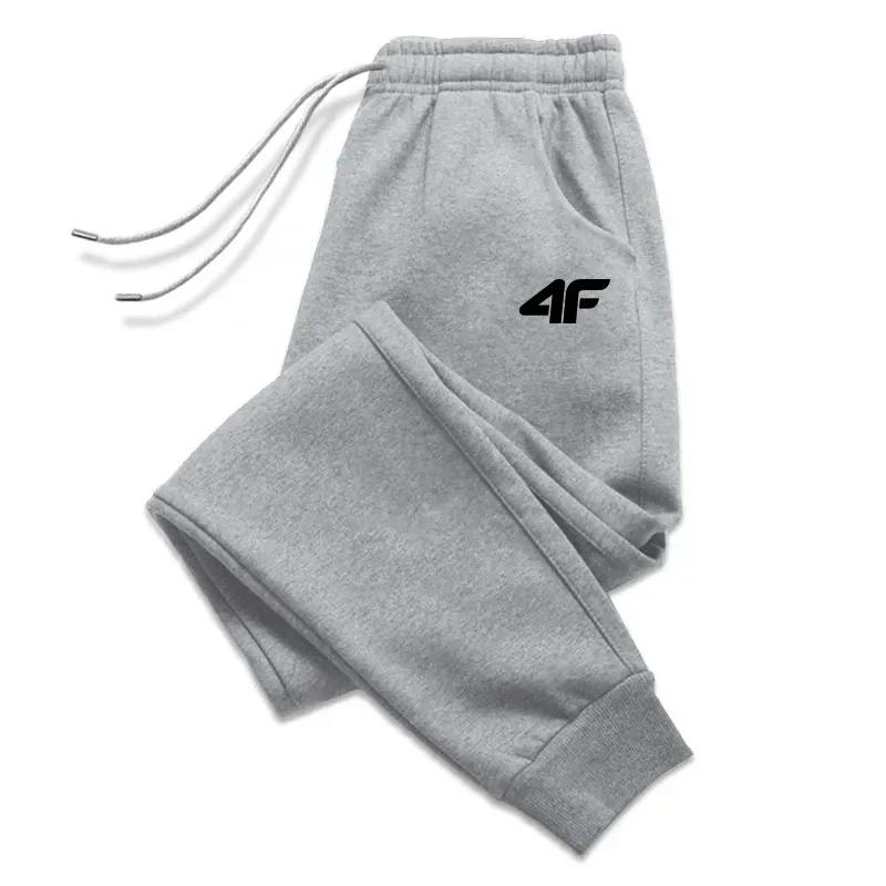 ركض Sweatpants الرجال عارضة بناطيل ضيقة صالات رياضية اللياقة البدنية تجريب العلامة التجارية السراويل الترنك الخريف الشتاء الذكور القطن رياضية السراويل #3
