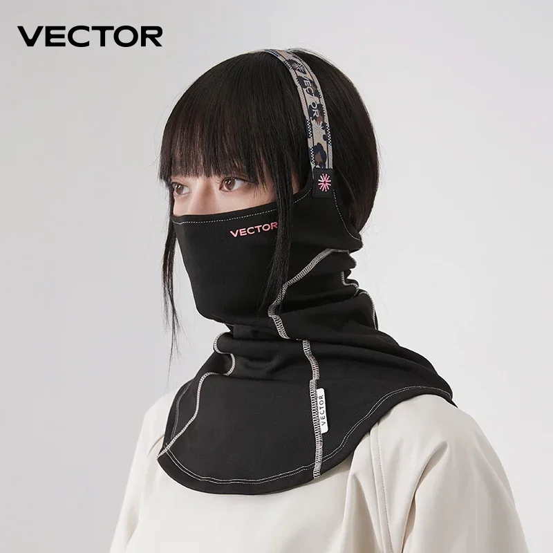 VECTOR Atmungsaktive Outdoor Ski Snowboard Motorrad Winter Wärmer Sport Halbe Gesichtsmaske Abdeckung Dreieckiger Schal Skimaske