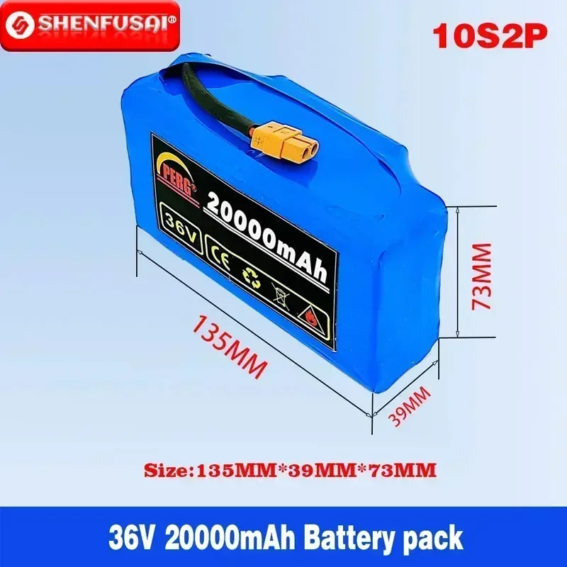 24 yearsPURG 36v 30Ah lithium battery 10s2p 36v Battery 0000mAh lithium ion pack 42V 20000mah scooter twist car battery