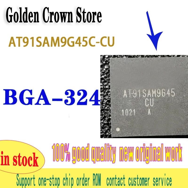 AT91SAM9G45C-CU 1~10PCS/LOT AT91SAM9G45C AT91SAM9G45 AT91SAM9G AT91SAM9 AT91SAM IC MCU Chip TFBGA-324 new original in stock
