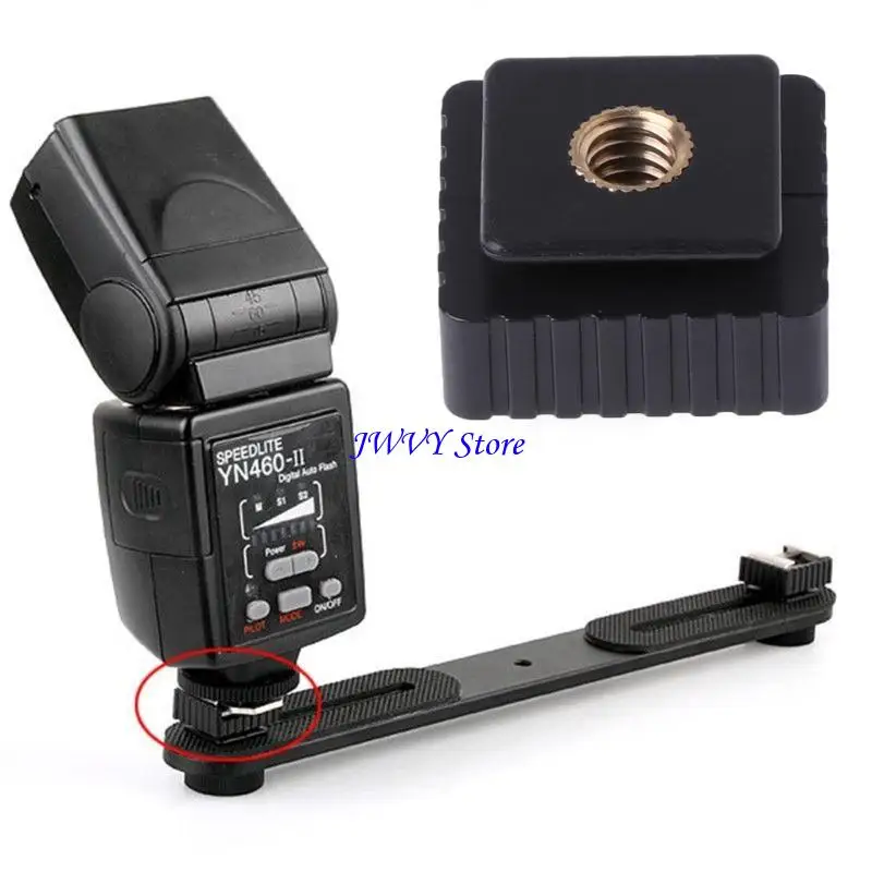 573A Адаптер для крепления для горячей обуви к винту 1/4 дюйма для головки для стенда Studio Light Stand