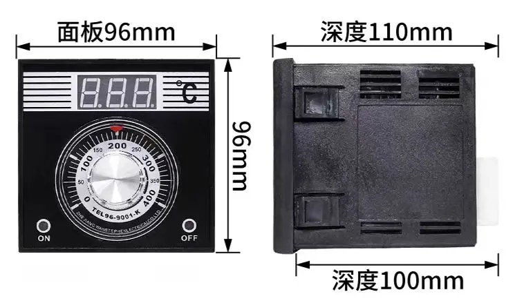 متحكم في درجة الحرارة TEL96-9001 فرن كهربائي 220 فولت ترموستات