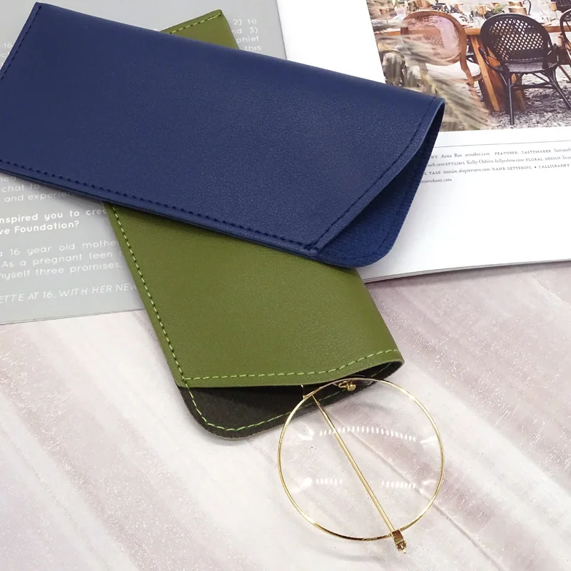 Pu Leather Glasses Bag Portable Sunglasses Pouch Glasses Pouch Premium Reading Eyeglasses Protective Cover For Men Backpack