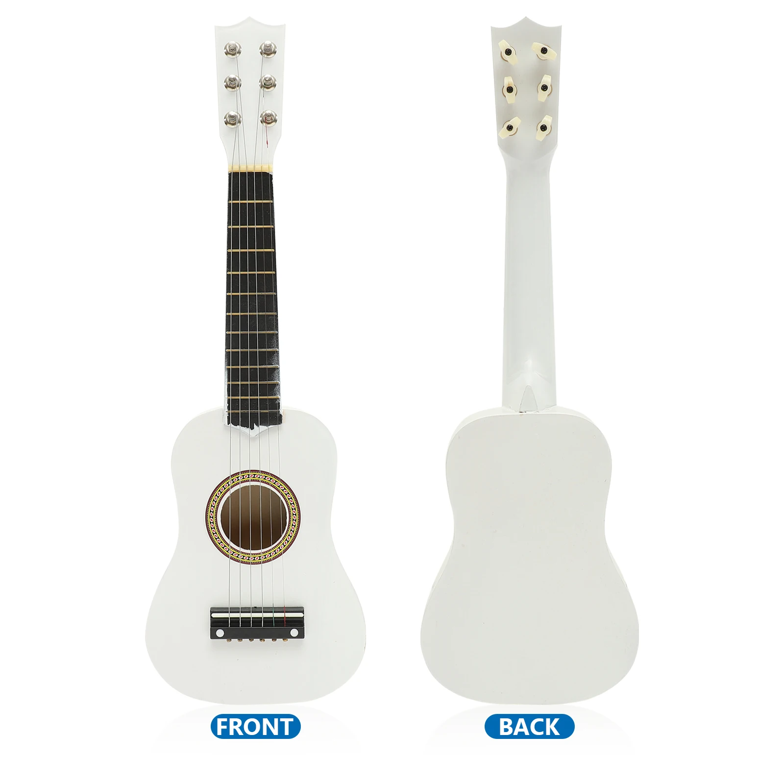 

21 Inch Children Guitar Kids Toy Acoustic Ukulele Multicolor Wooden Music Instrument for Student Beginner Folk Guitar