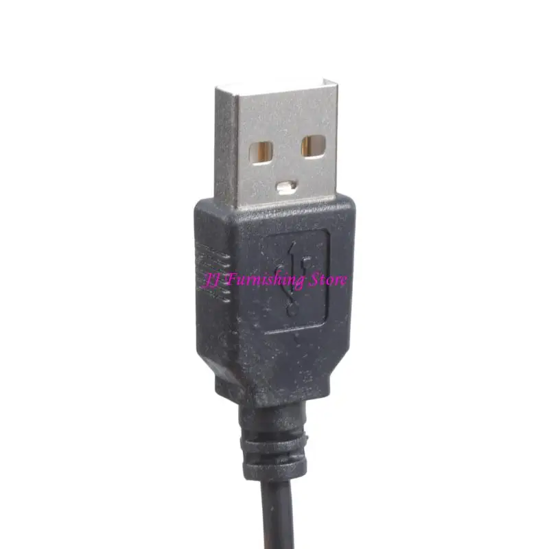 A9LB 3 속도 USB 5V 75mm 인라인 덕트 배기 팬 프린터 인클로저 온실 애완 동물 집 용 이중 환기 파이프가있는 배기 팬