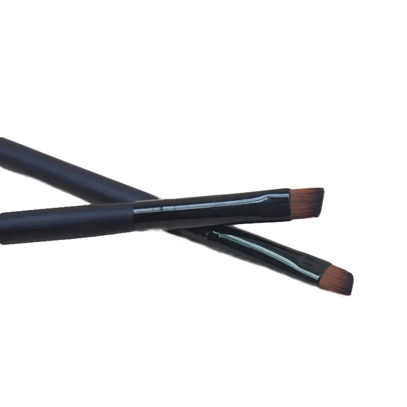 3 ชิ้นแปรงแต่งหน้าอายไลเนอร์ Beveled มุมอายแชโดว์แปรงคิ้ว Brow Contour เครื่องมือแต่งหน้ามาสคาร่าผสมแปรงเครื่องสําอาง