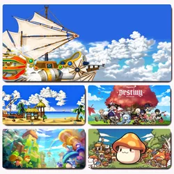 Game Maplestory Mousepad Gaming Office Desk Pads Large For Computer Non-slip Lockedge Mouse Pad
