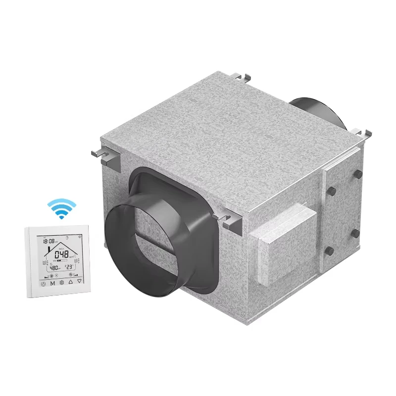 One Way Flow Fresh Air Ventilation Ceiling Unidirectional Ventilation Unit with  Filter PM2.5 Remove Ventilation Fan