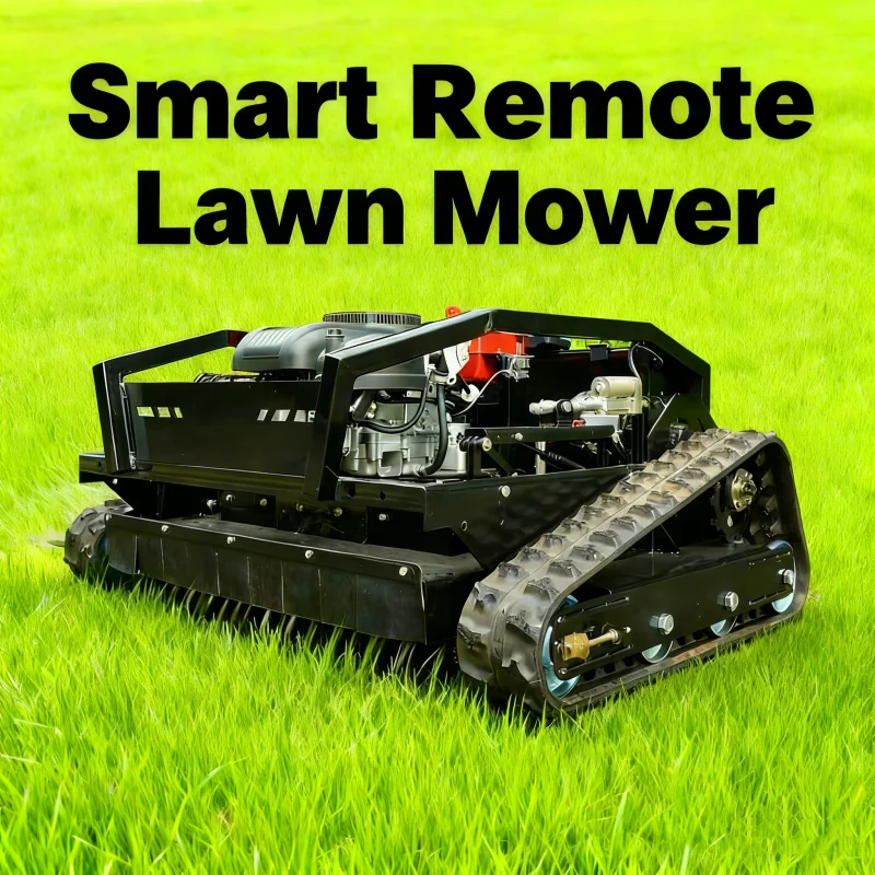 جزازة العشب المجنزرة RC، روبوت أوراق العشب، قاطعة لسرعة جزازة المنحدرات الشديدة 5 كم/ساعة، مناسبة للحدائق