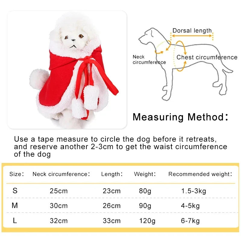 Dog Christmas Winter Costume Dog Fancy Dress Santa Festival Party Clothes for Puppy Cat Chihuahua Pet Items Accessories Vestido