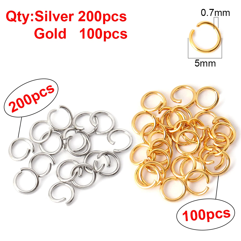 100-200 anéis de salto abertos - Jewelry Making Ring Tool avaliação e preço