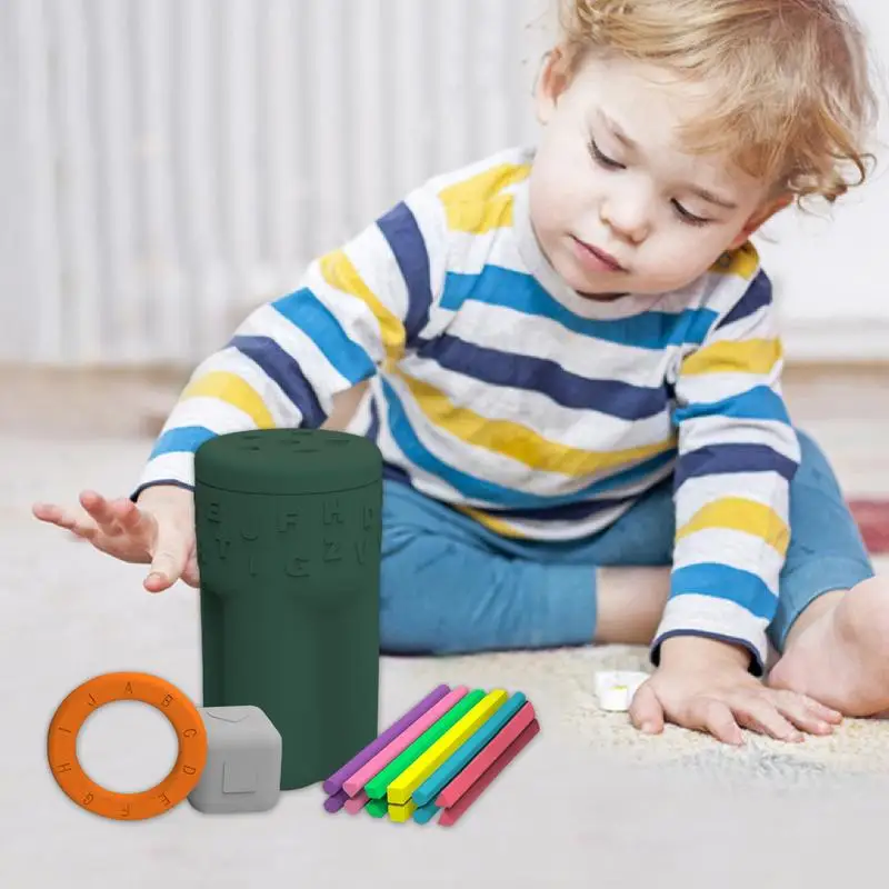 Jouets d'ApprentiCumbria Sensoriels en Silicone pour Enfant, Motricité Fine, Documents Colorés, Corresponlégiti, Doux, Tri